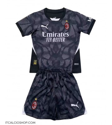 AC Milan Portiere Prima Maglia Bambino 2024-25 Manica Corta (+ Pantaloni corti)